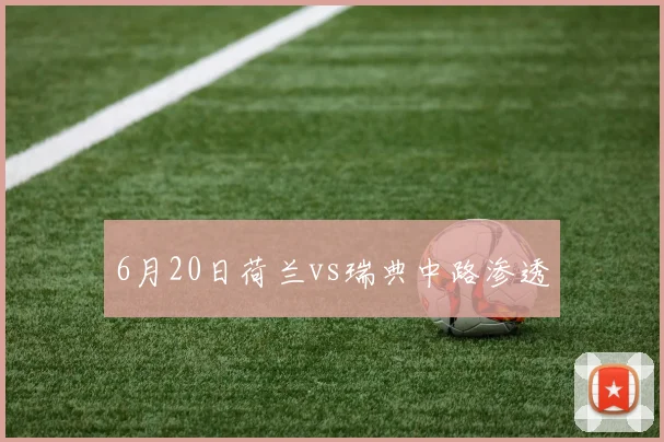 6月20日荷兰vs瑞典中路渗透